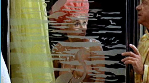 Pic: Barbara Windsor in Carry On Abroad