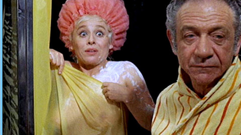 Pic: Barbara Windsor in Carry On Abroad (1972)