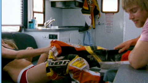 Pic: Cameron Richardson in Supercross