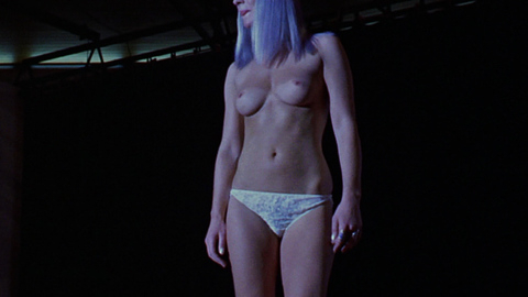 Pic: Virginia Wetherell in A Clockwork Orange