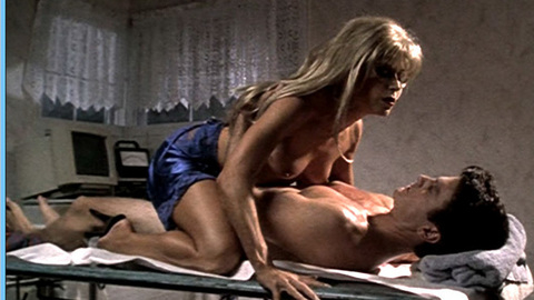 Pic: Gwen Somers in Hot Wax Zombies on Wheels