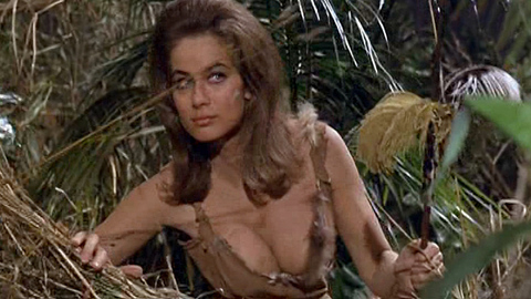 Pic: Valerie Leon in Carry On Up the Jungle (1970)