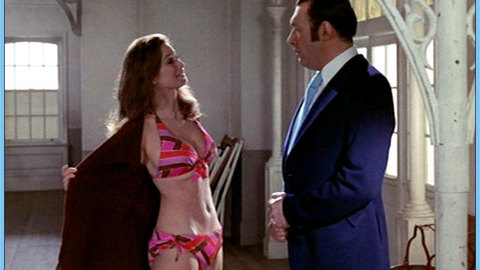 Pic: Valerie Leon in Carry On Girls