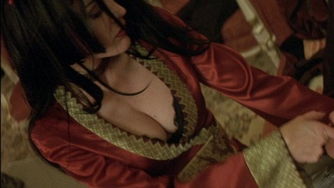 Pic: Laurence Ashley in Kiss of the Dragon