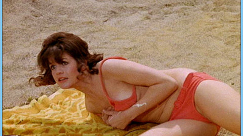 Pic: Sally Geeson in Carry On Abroad