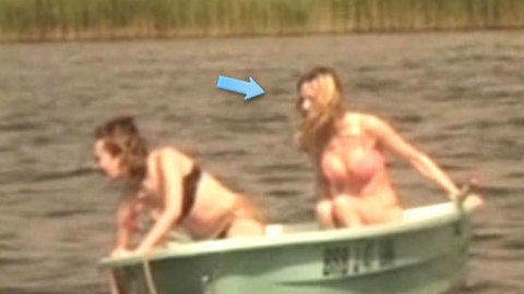 Pic: Nadeshda Brennicke in Hotte im Paradies