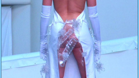 Pic: Aimee Mullins in The Order: from Matthew Barney's Cremaster 3