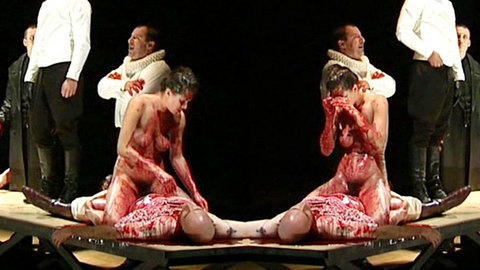 Pic: Nina Kunzendorf in Schlachten! (Stageplay)