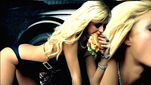 Pic: Paris Hilton in Carl's Jr. Paris Hilton Commercial (2005)