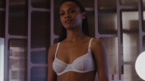 Pic: Zoe Saldana in Star Trek
