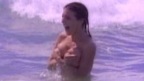 Pic: Lisa Saxton in Baywatch