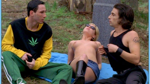 Pic: Kristin Novak in Cemetery Gates