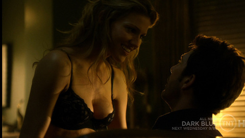 Pic: Tricia Helfer in Dark Blue