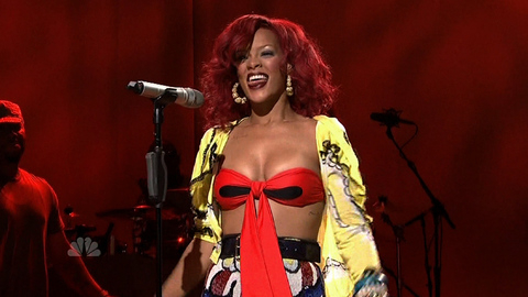 Pic: Rihanna in Saturday Night Live