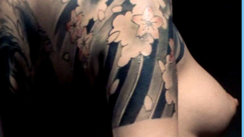 Pic: Naomi Tani in Tattooed Flower Vase