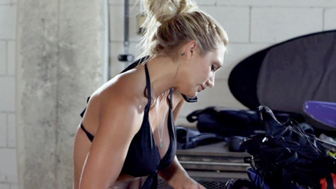 Pic: Brooke Hogan in Sand Sharks
