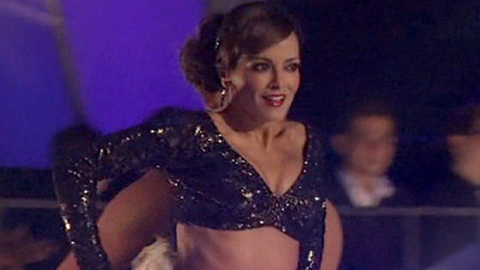 Pic: Rebecca Budig in Skating with the Stars