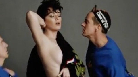 Pic: Katy Perry in Katy Perry and Jeremy Scott for Moschino Fall/Winter 2015