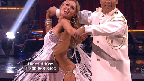 Pic: Kym Johnson in Dancing with the Stars