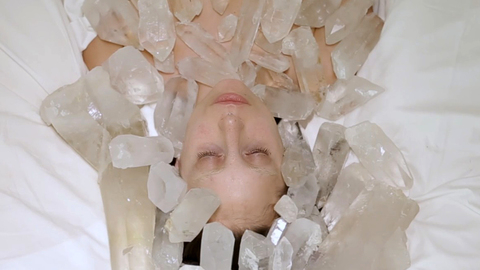 Pic: Lady Gaga in The Abramovic Method Practiced by Lady Gaga (2013)