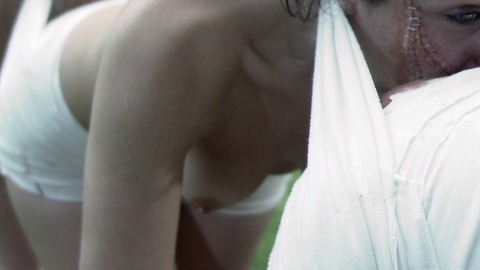 Pic: Ashley C. Williams in The Human Centipede