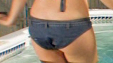 Pic: Margaret Rose Champagne in Bikini Bloodbath Christmas