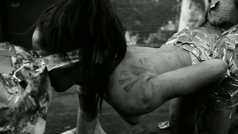 Pic: Kandace Caine in The Human Centipede II