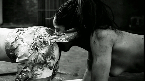 Pic: Kandace Caine in The Human Centipede II