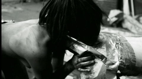 Pic: Kandace Caine in The Human Centipede II