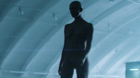 Pic: Caity Lotz in The Machine