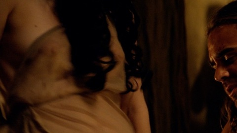 Pic: Delaney Tabron in Spartacus