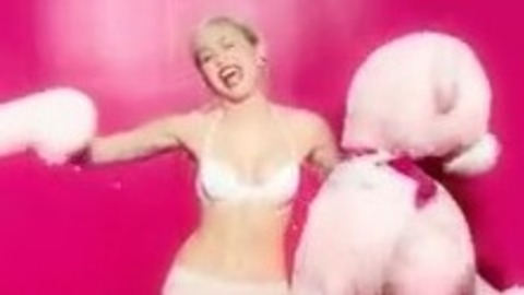 Pic: Miley Cyrus in Rock Your Legs Commercial (2014)