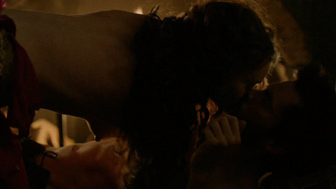 Pic: Laura Haddock in Da Vinci's Demons