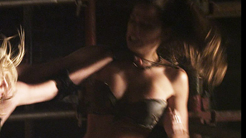 Pic: Simone Van Rooyen in Death Race: Inferno