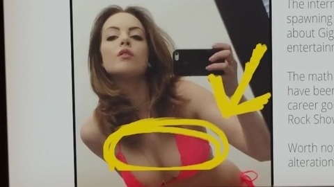 Pic: Elizabeth Gillies in Sex&Drugs&Rock&Roll