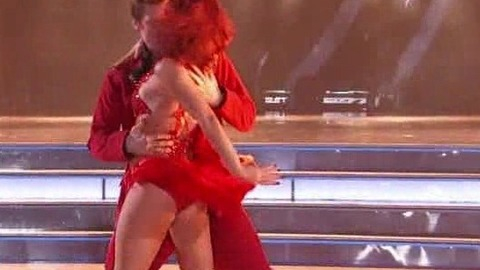 Pic: Sharna Burgess in Dancing with the Stars