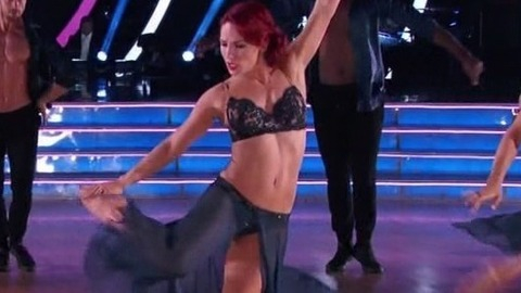 Pic: Sharna Burgess in Dancing with the Stars