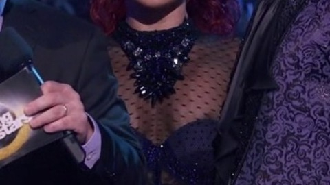 Pic: Sharna Burgess in Dancing with the Stars