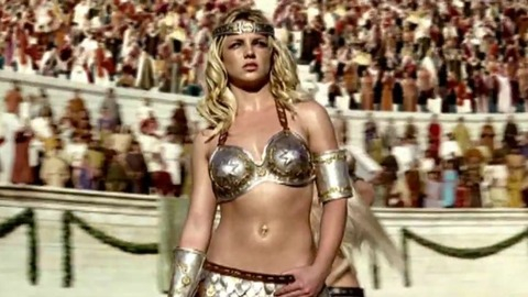 Pic: Britney Spears in Pepsi We Will Rock You Commercial