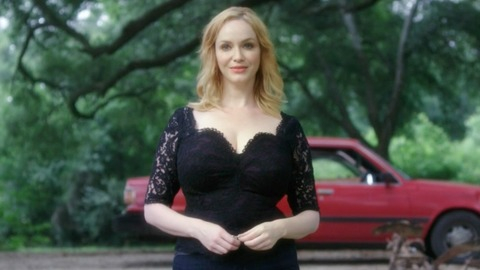 Pic: Christina Hendricks in Hap and Leonard