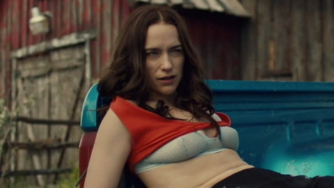 Pic: Melanie Scrofano in Wynonna Earp