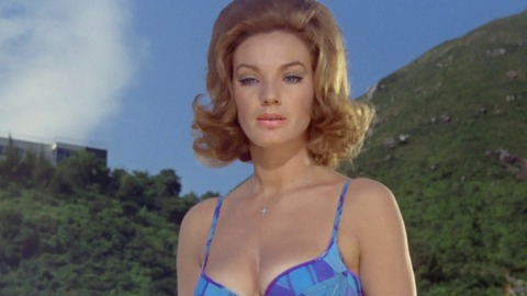 Pic: Maria Perschy in Five Golden Dragons