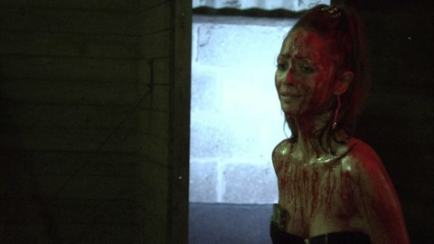 Pic: Jodie Shaw in Evil Aliens