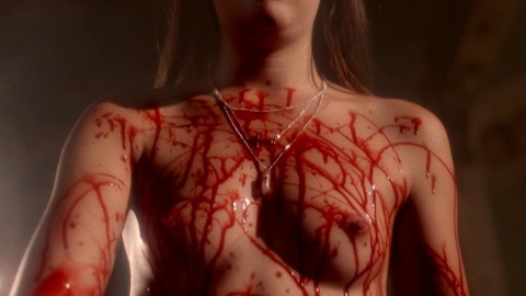 Pic: Monique Larratt in Bloody Snow