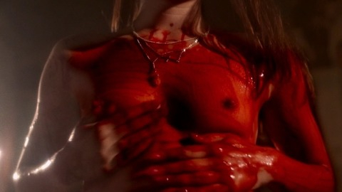 Pic: Monique Larratt in Bloody Snow