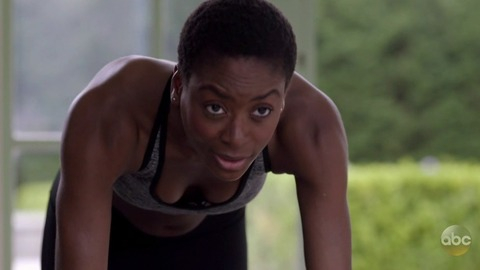 Pic: Tracy Ifeachor in Quantico