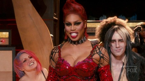 Pic: Laverne Cox in The Rocky Horror Picture Show: Let's Do the Time Warp Again