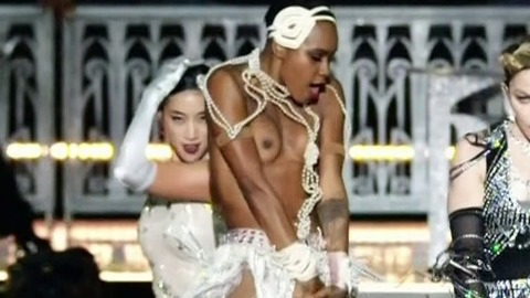Pic: Sasha Mallory in Madonna: Rebel Heart Tour