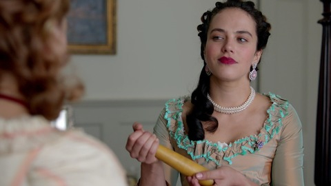 Pic: Jessica Brown Findlay in Harlots