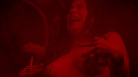 Pic: Victoria De Mare in The Black Room